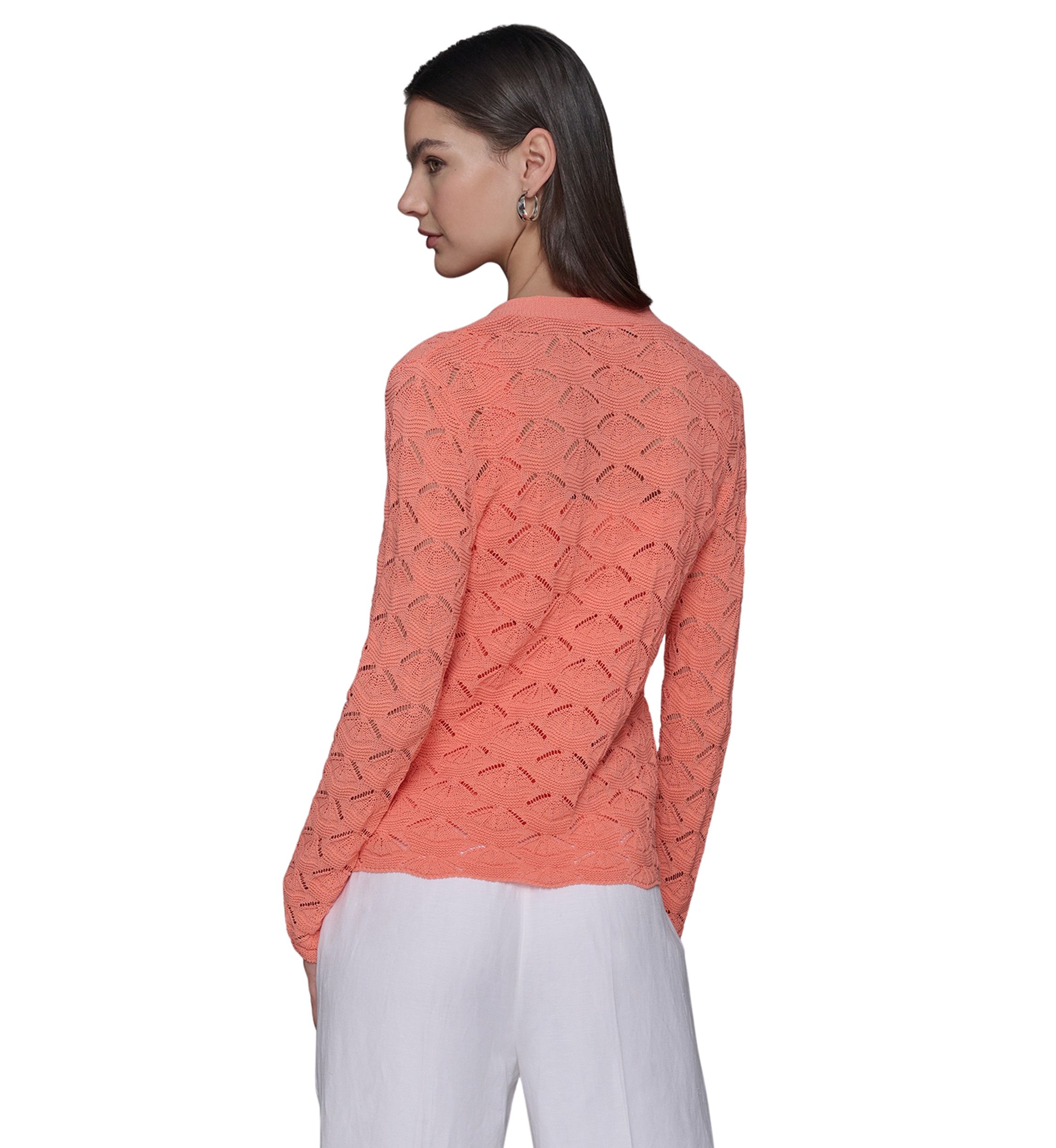 Womens Feather Fan Cardigan