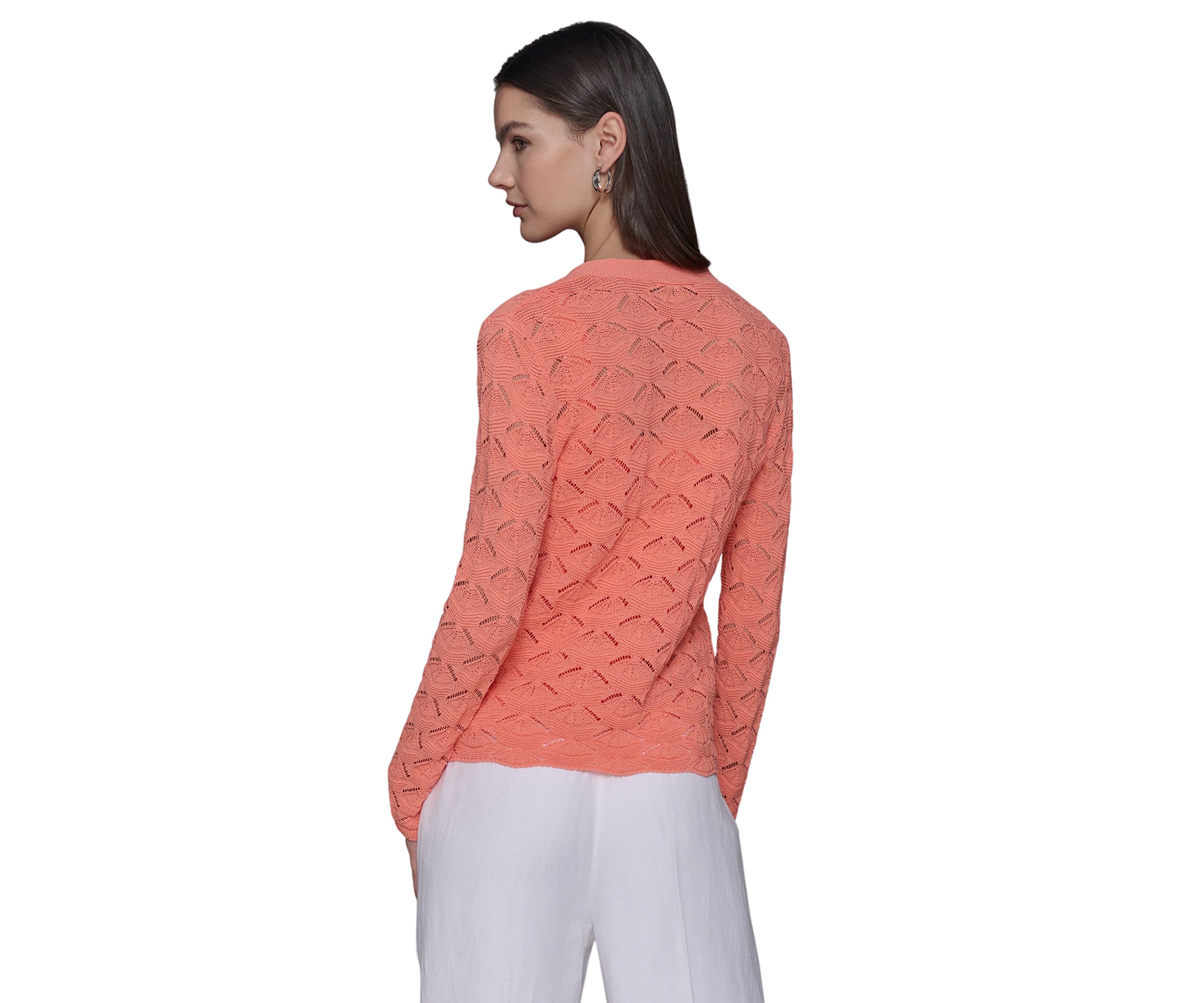 Womens Feather Fan Cardigan