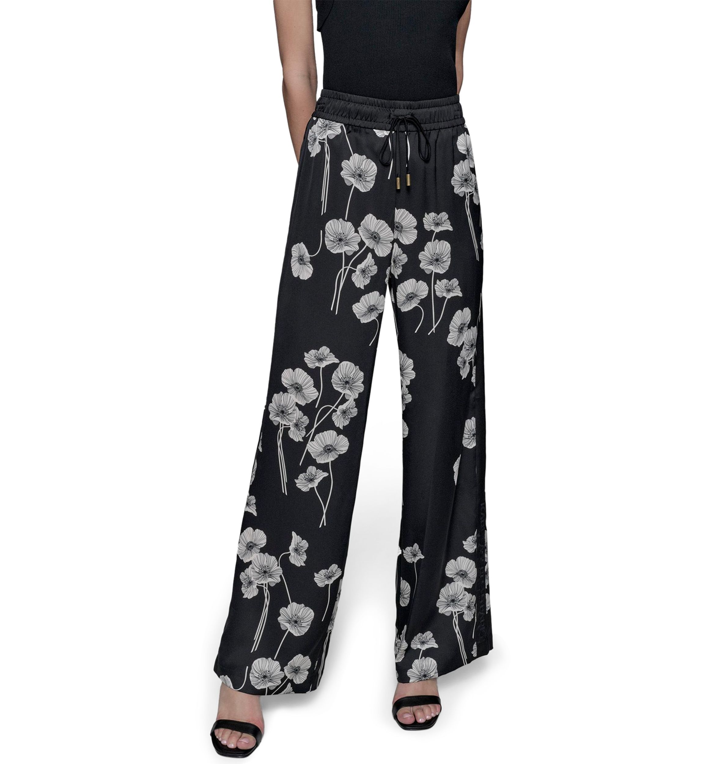 Womens Floral Printed Soft Pants