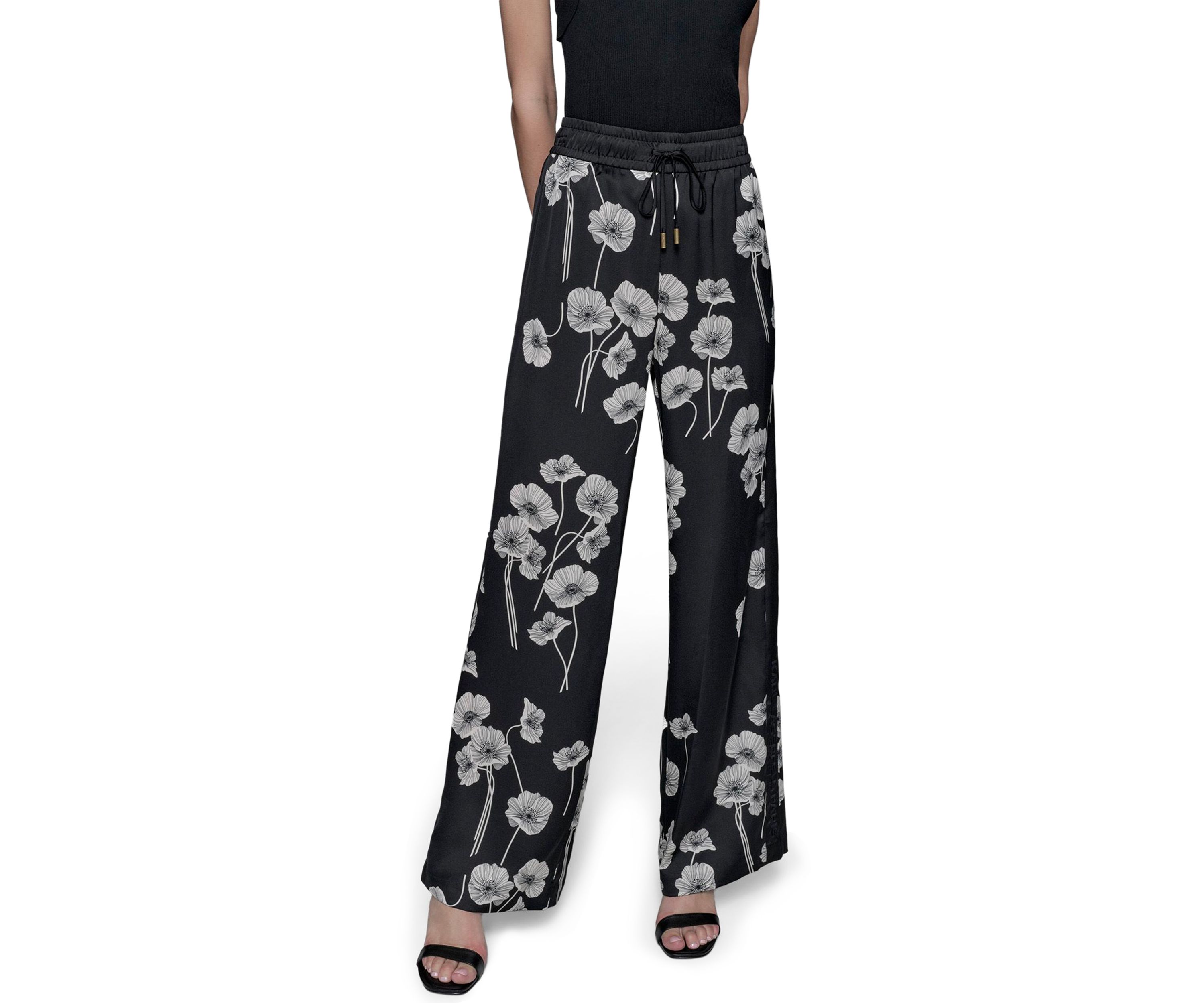 Womens Floral Printed Soft Pants