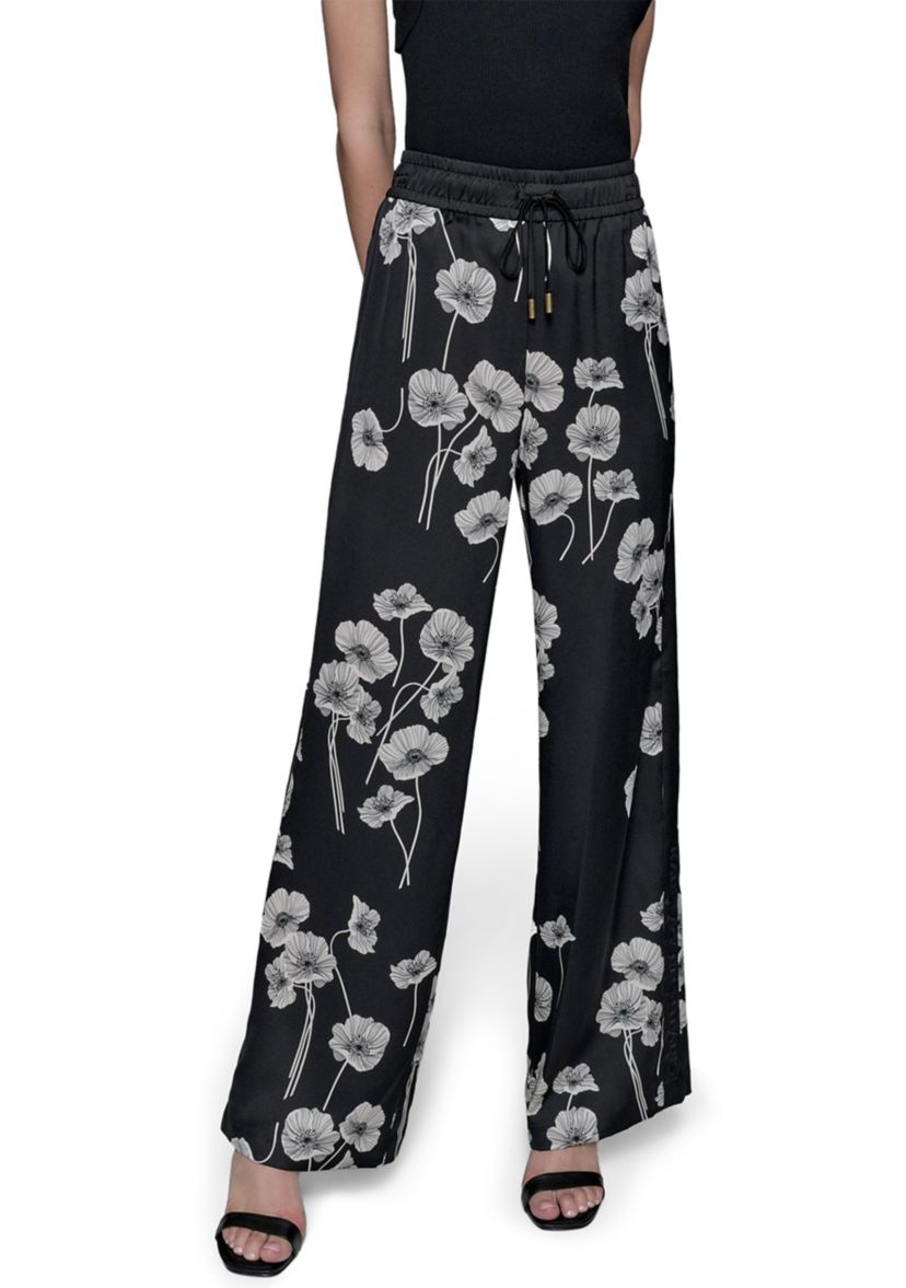 Womens Floral Printed Soft Pants