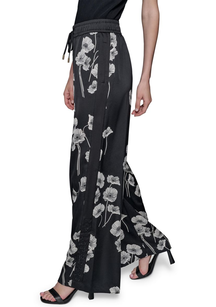 Womens Floral Printed Soft Pants