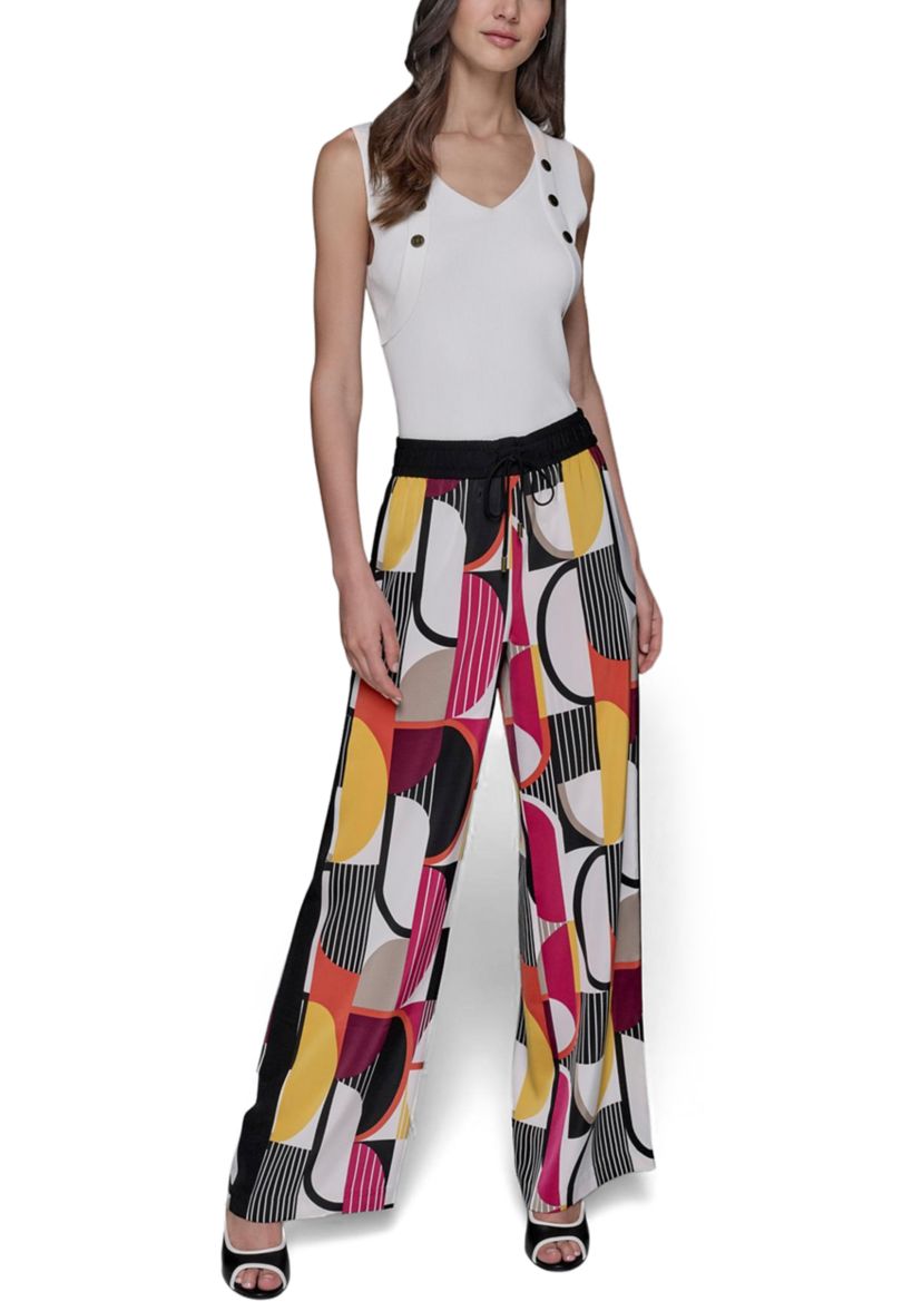 Womens Geo Printed Soft Pants