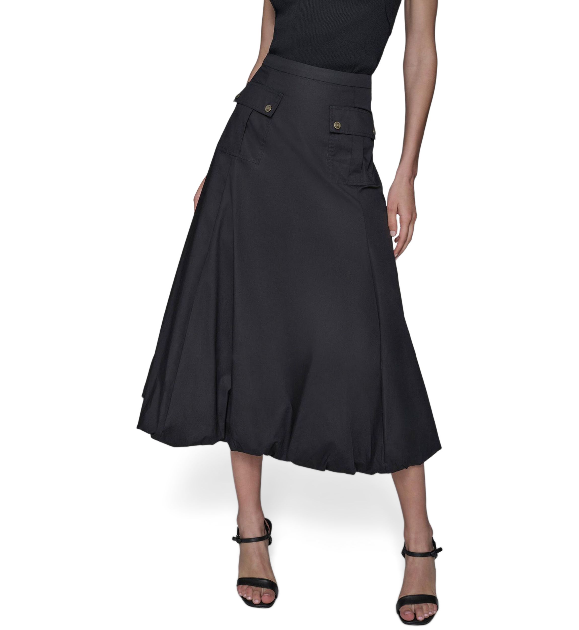 Womens Cargo Bubble Skirt