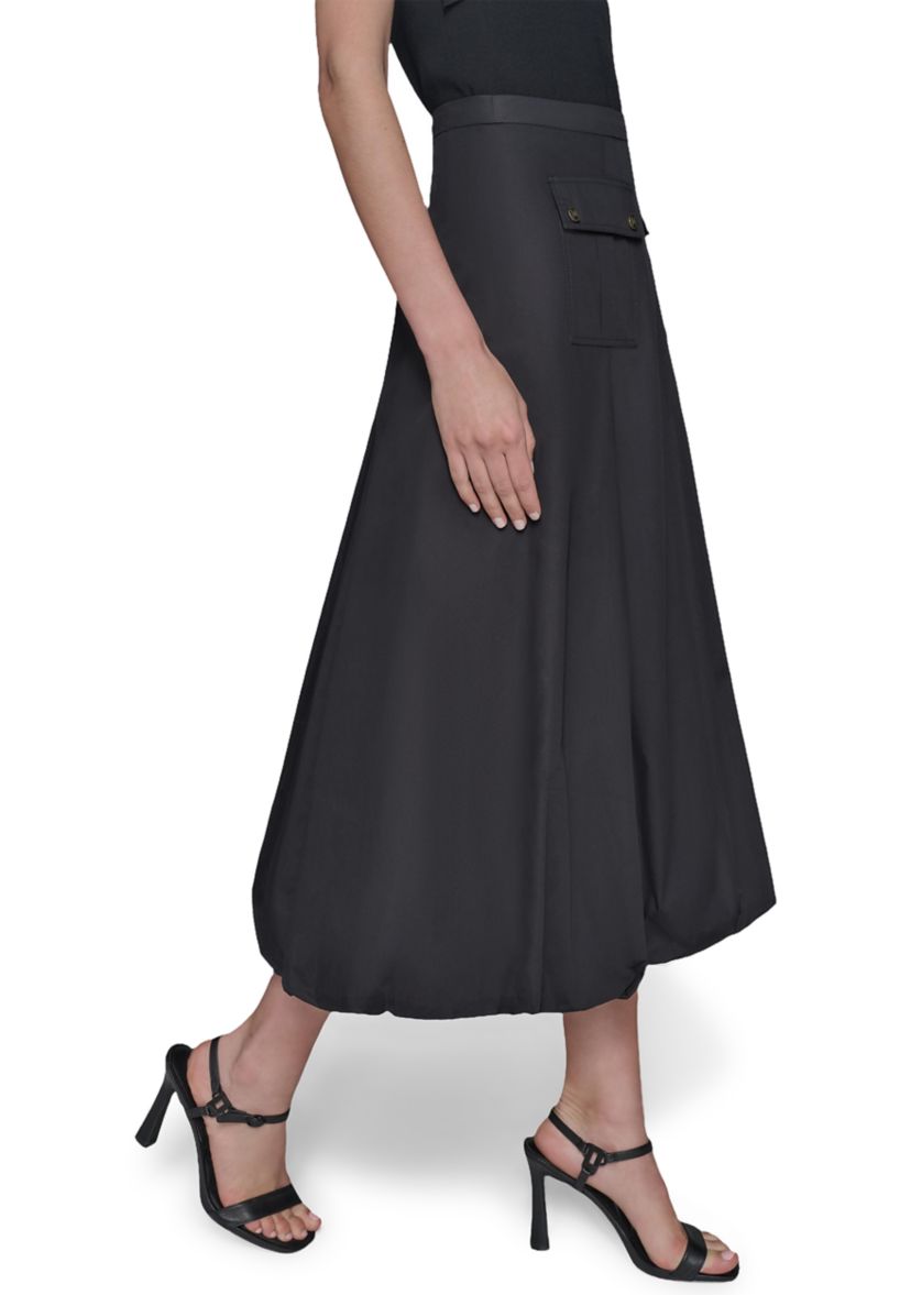 Womens Cargo Bubble Skirt
