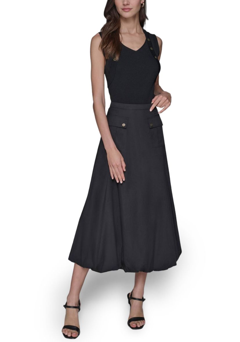 Womens Cargo Bubble Skirt