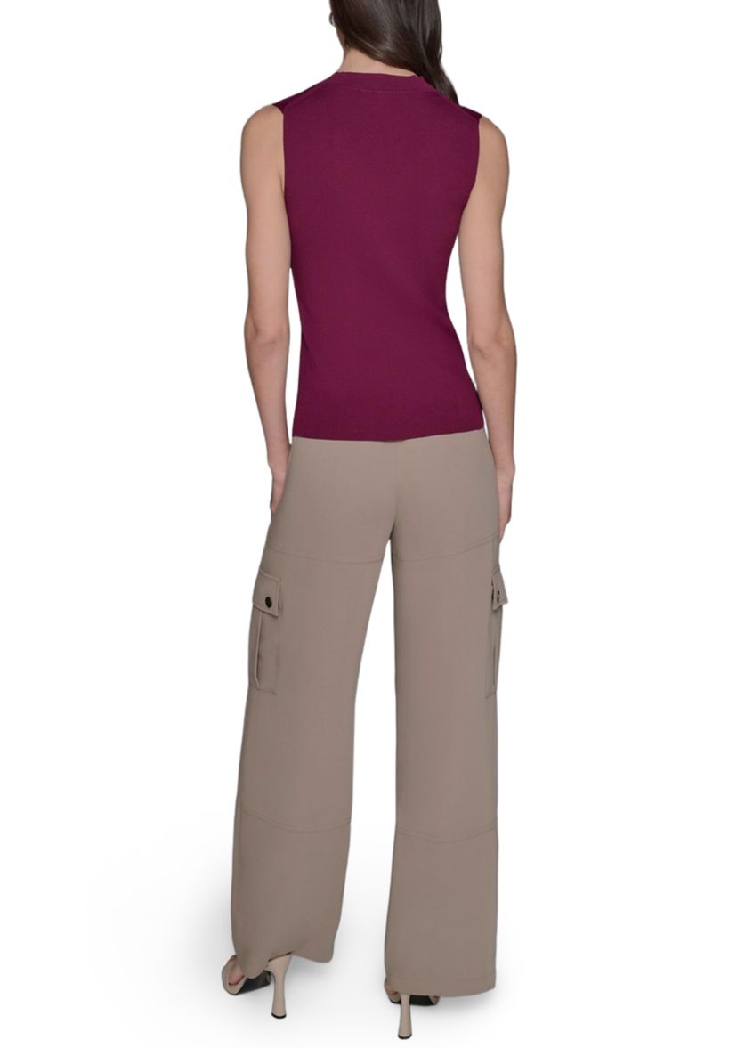 Womens Sleeveless V-Neck Sweater Tank