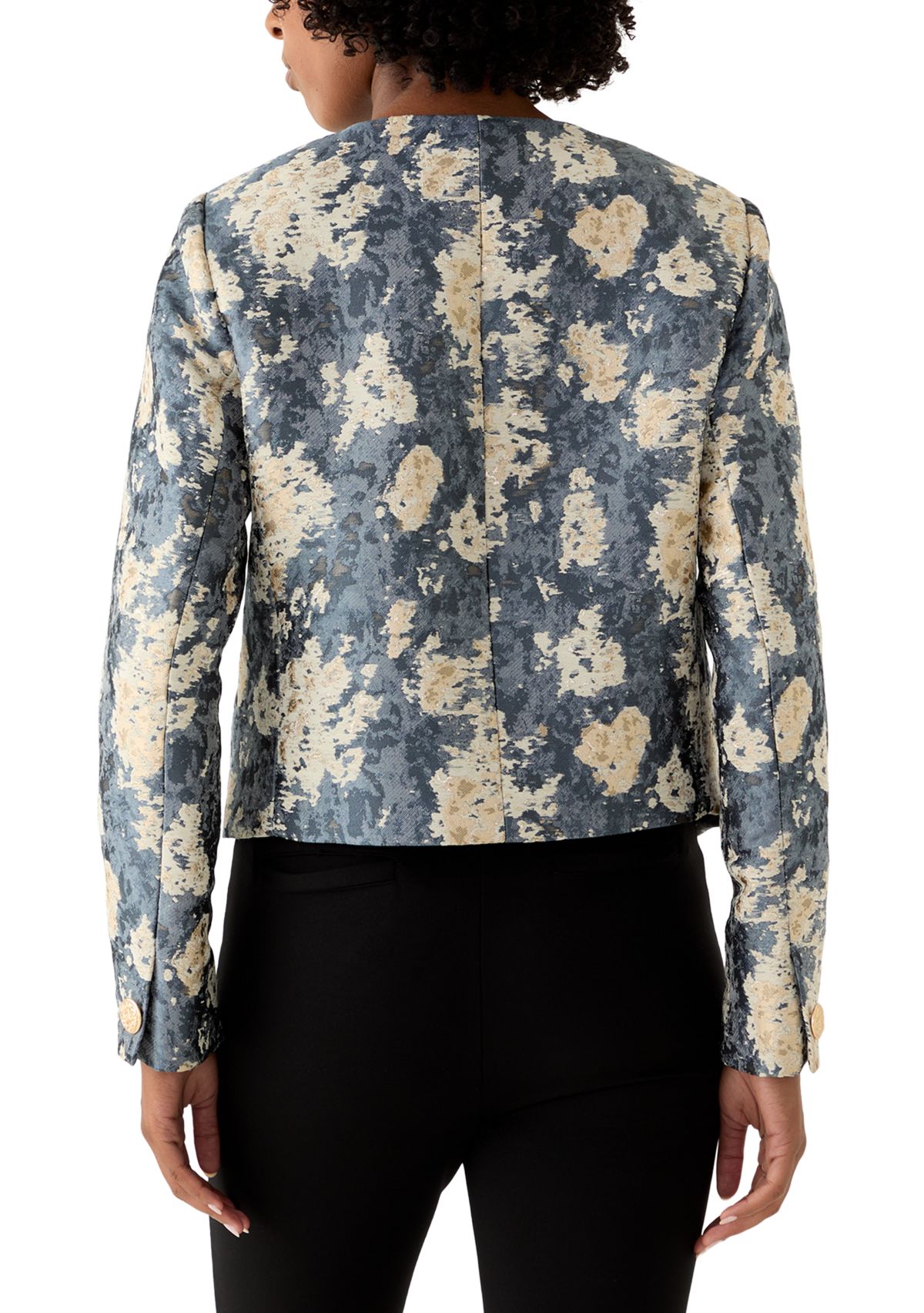 Womens Embroidered Floral Lady Jacket