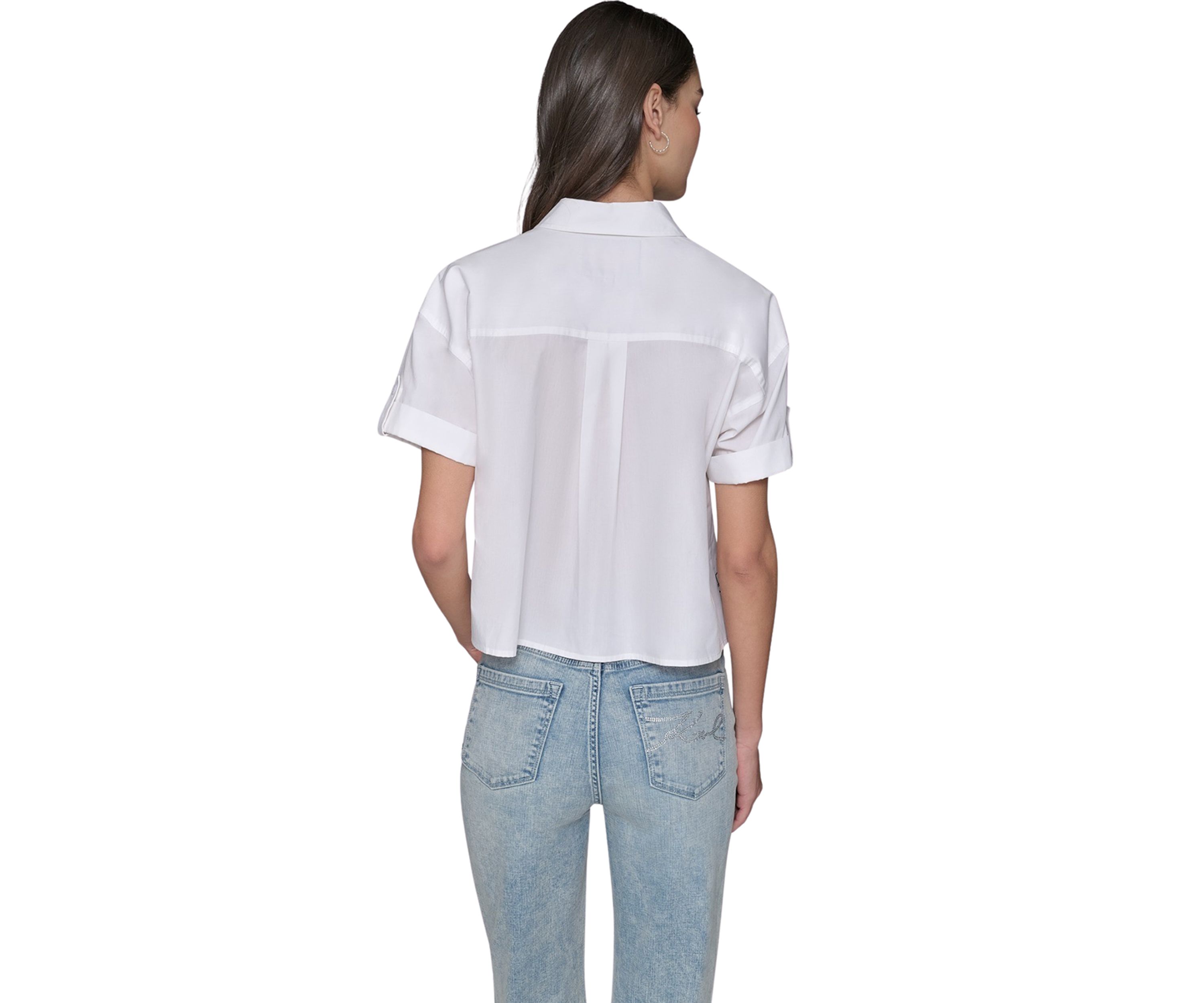 Womens Eiffel Tower Camp Shirt