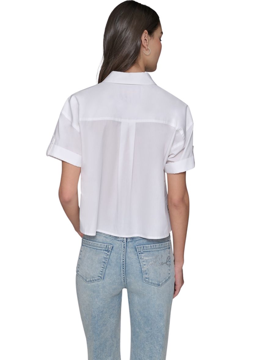Womens Eiffel Tower Camp Shirt