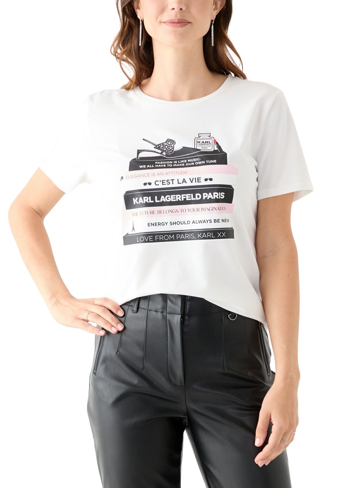 Womens Books Graphic T-Shirt