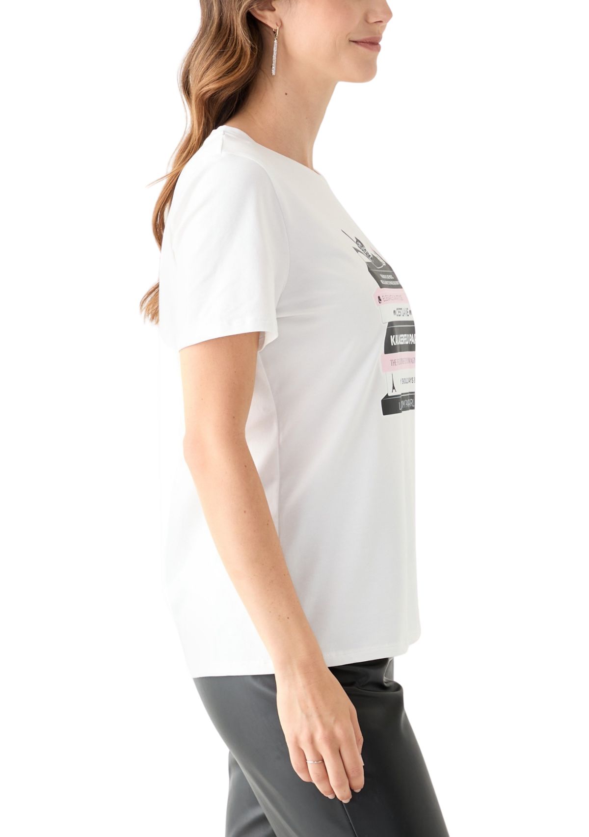 Womens Books Graphic T-Shirt
