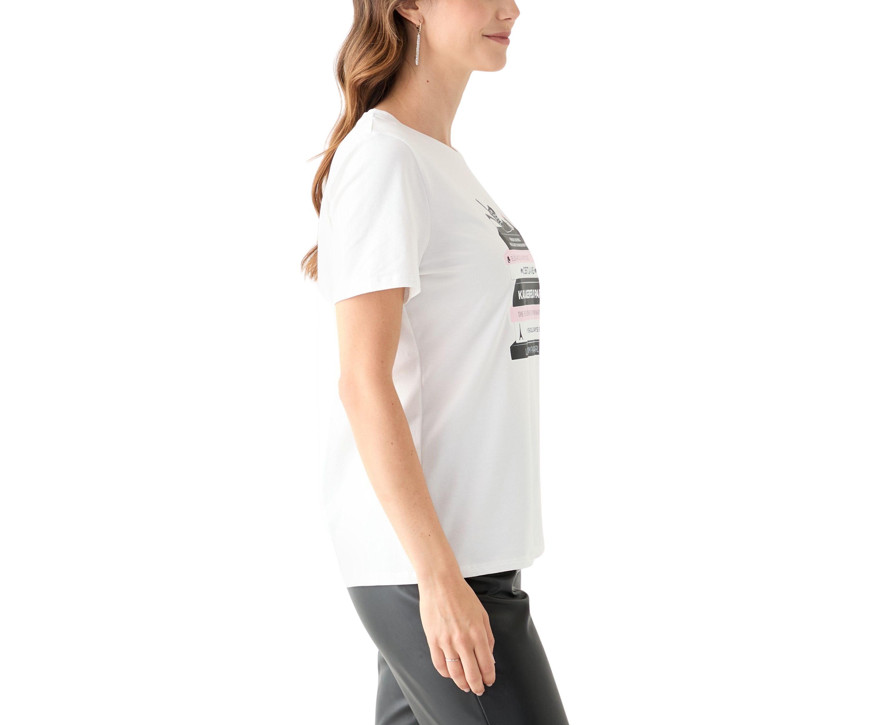 Womens Books Graphic T-Shirt