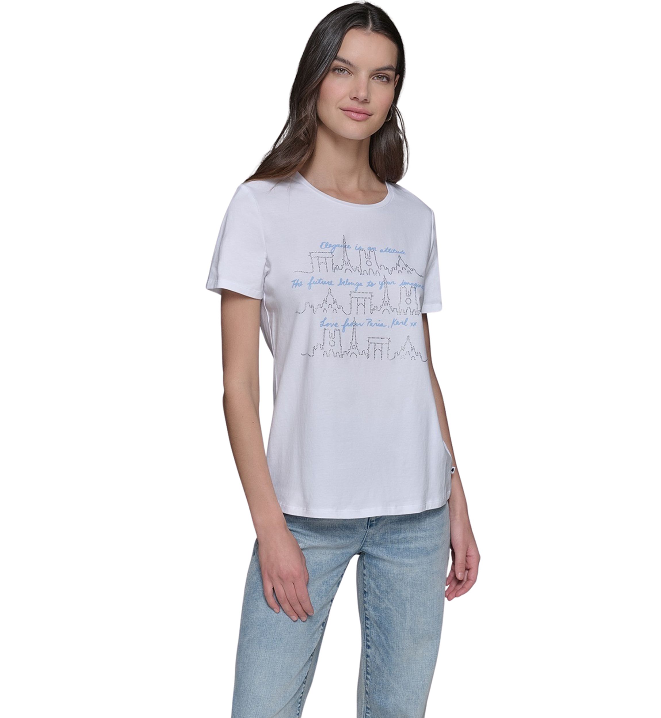 Womens Paris Landmark T-Shirt
