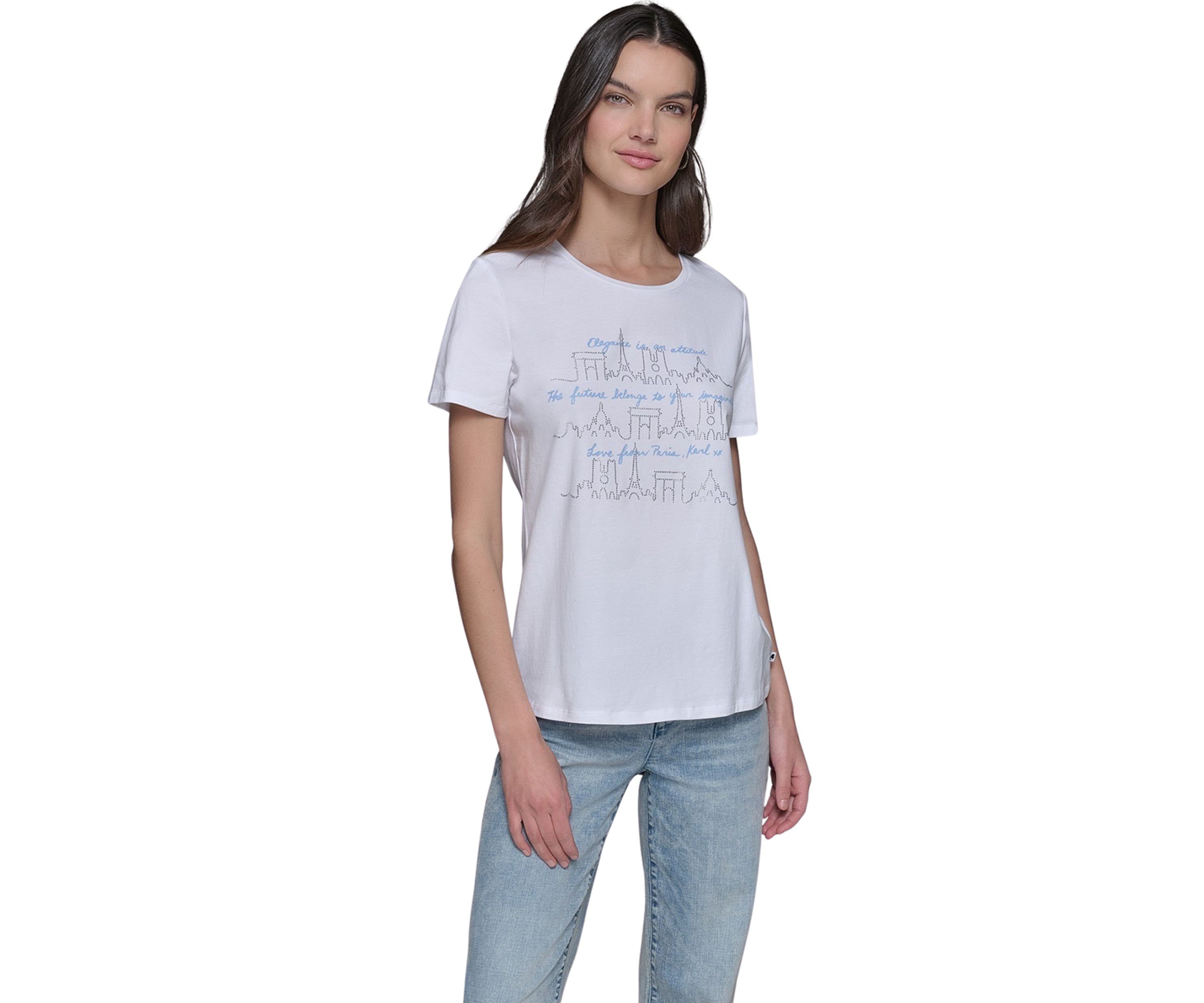 Womens Paris Landmark T-Shirt