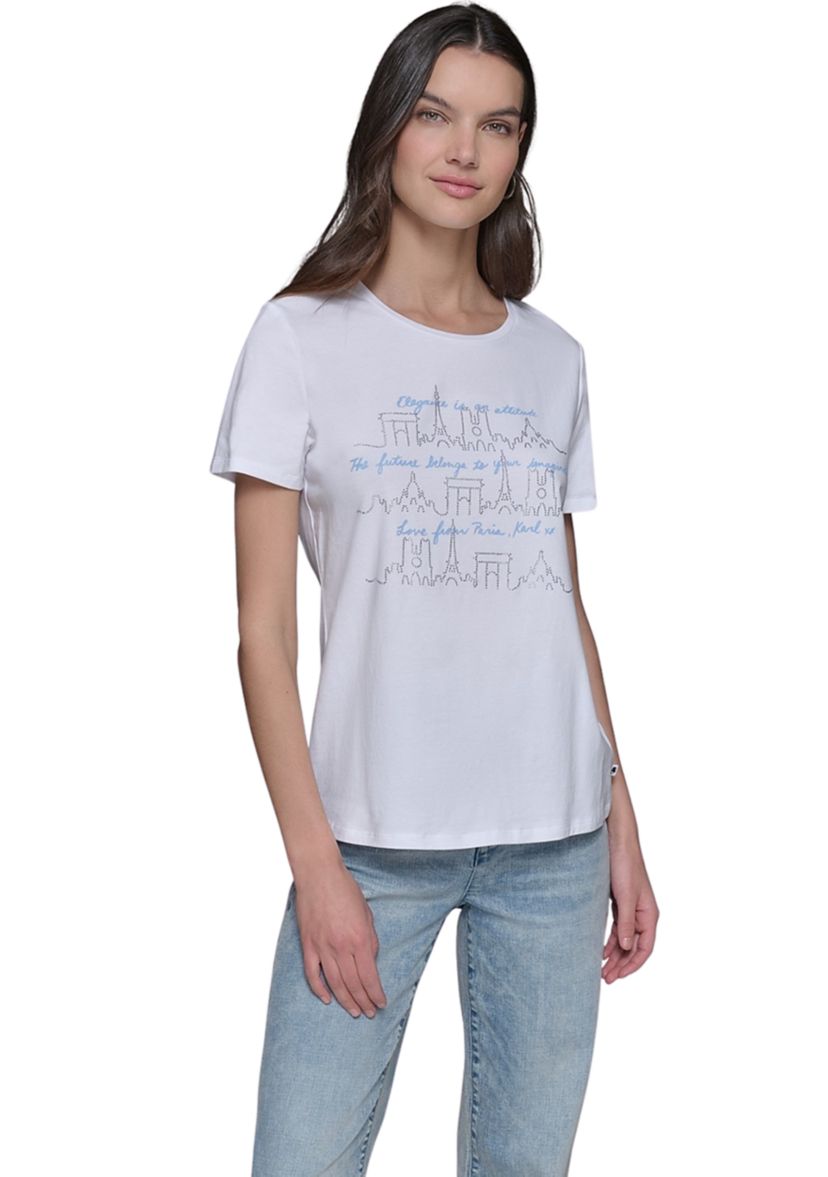 Womens Paris Landmark T-Shirt