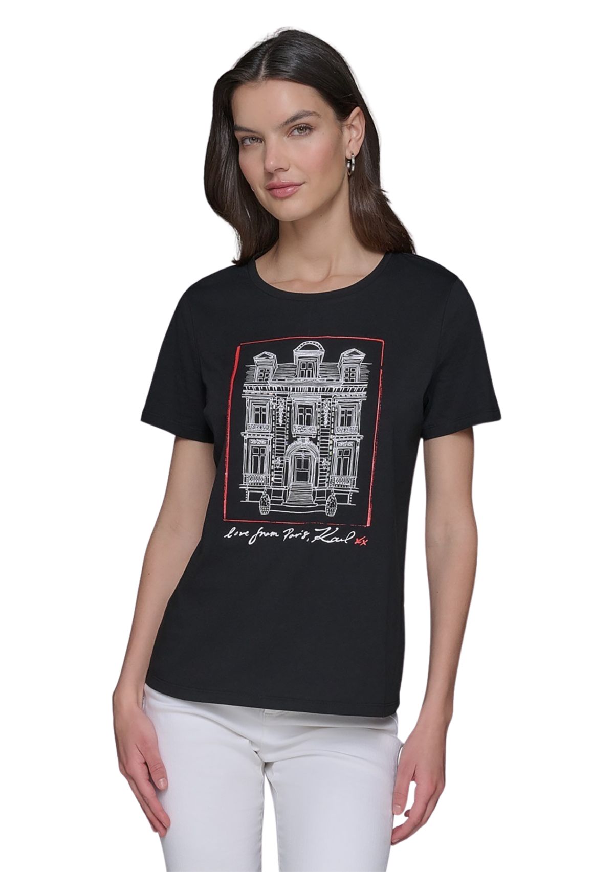 Paris Building Graphic T-Shirt