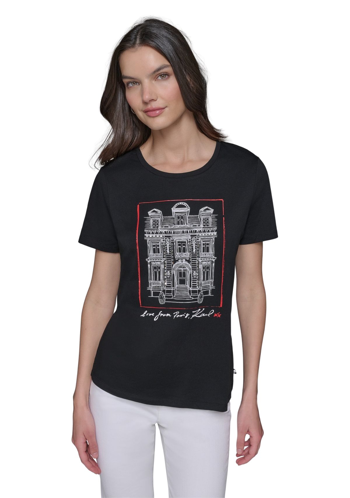 Paris Building Graphic T-Shirt