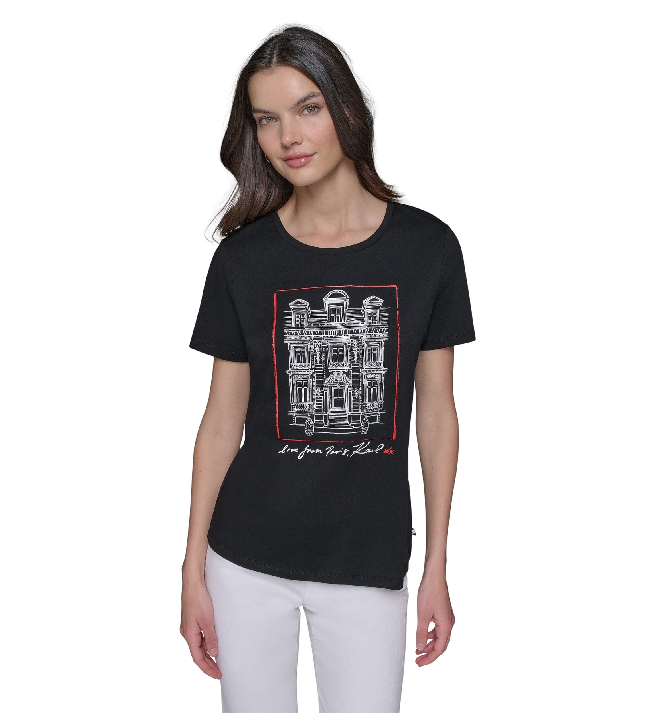 Paris Building Graphic T-Shirt
