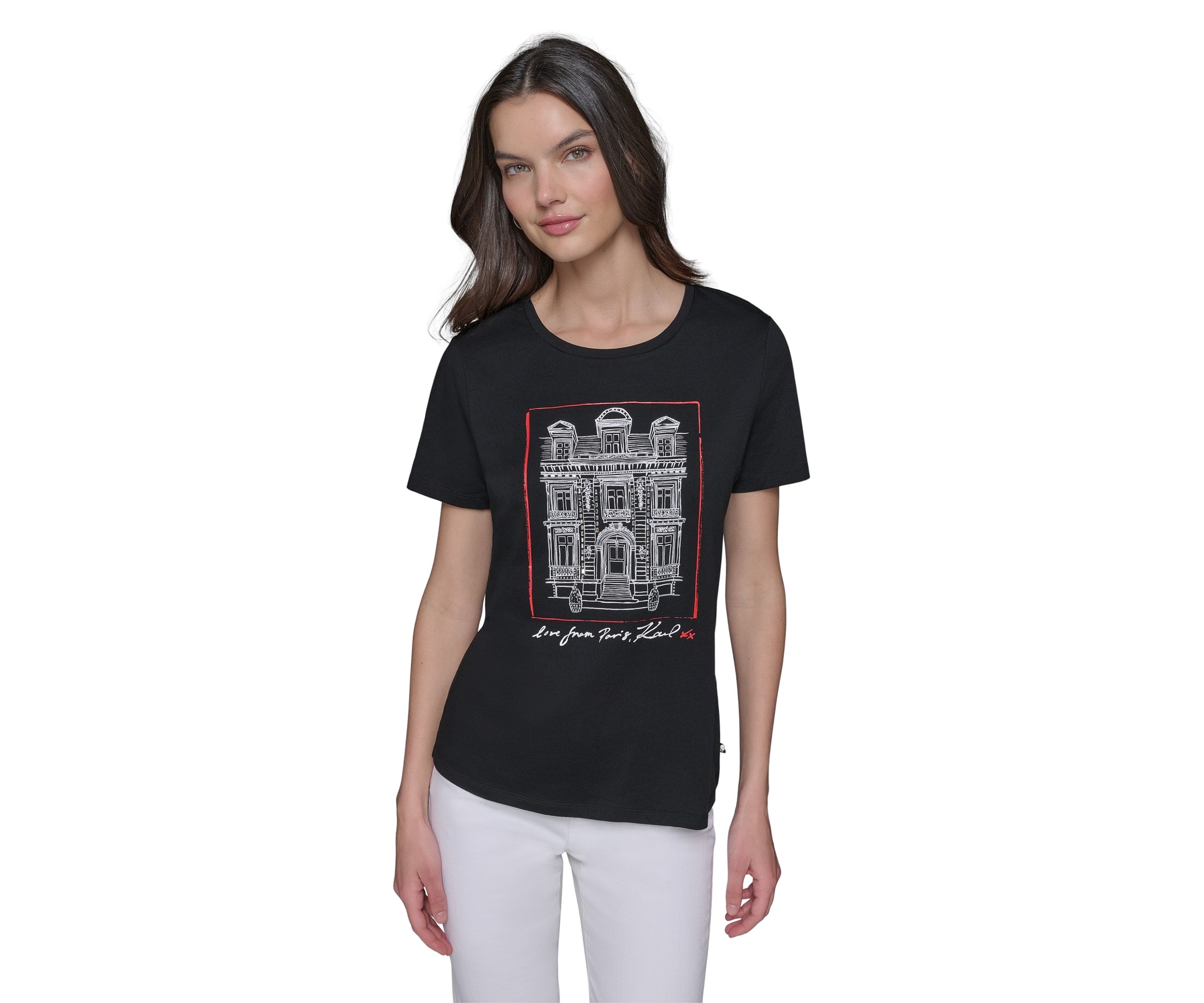 Paris Building Graphic T-Shirt