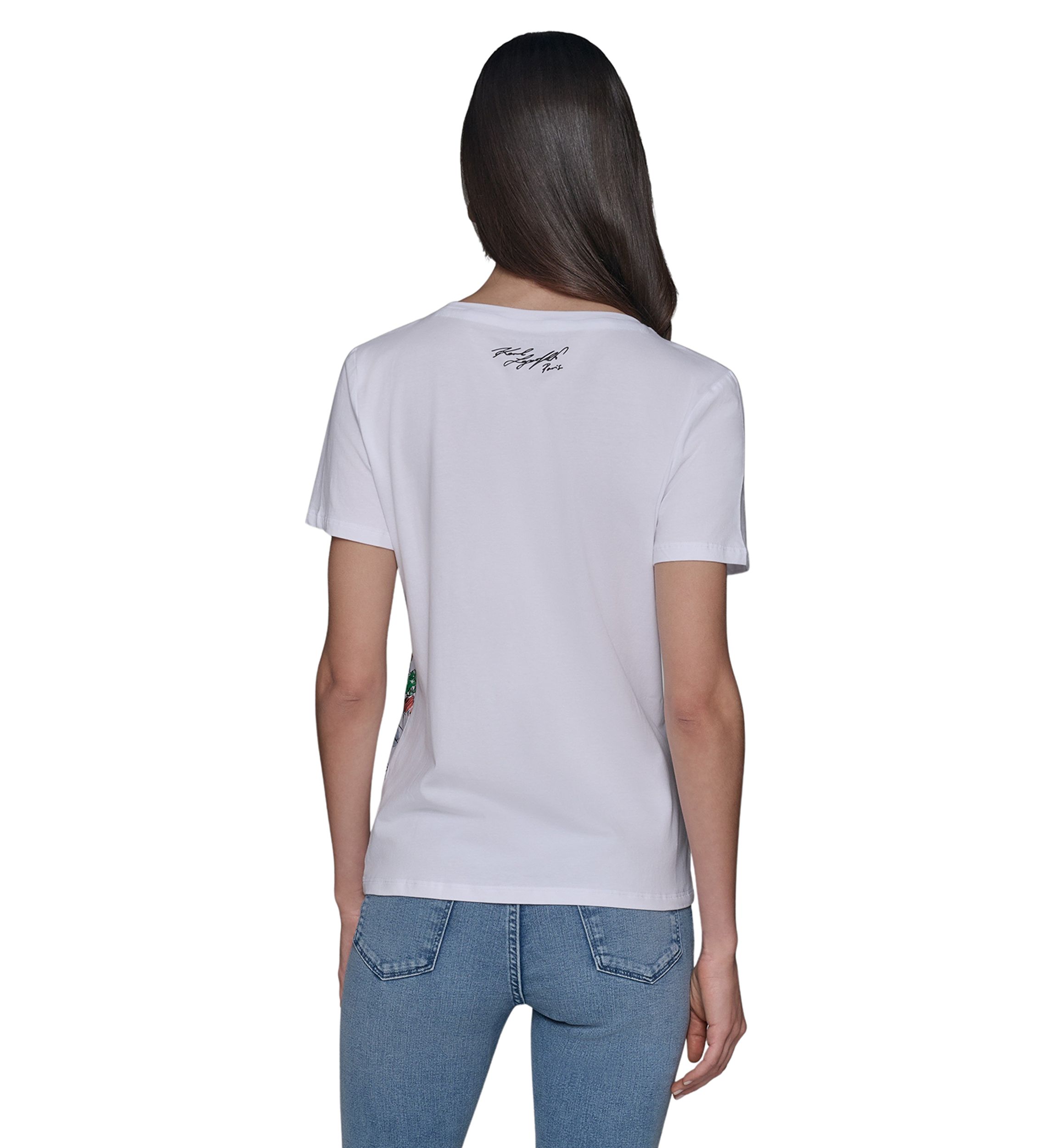 Womens Paris Watercolor Graphic T-Shirt