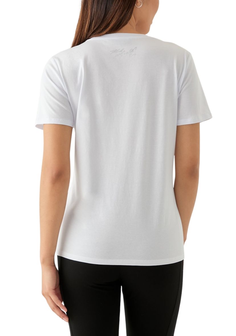 Womens Logo Quote Graphic T-Shirt