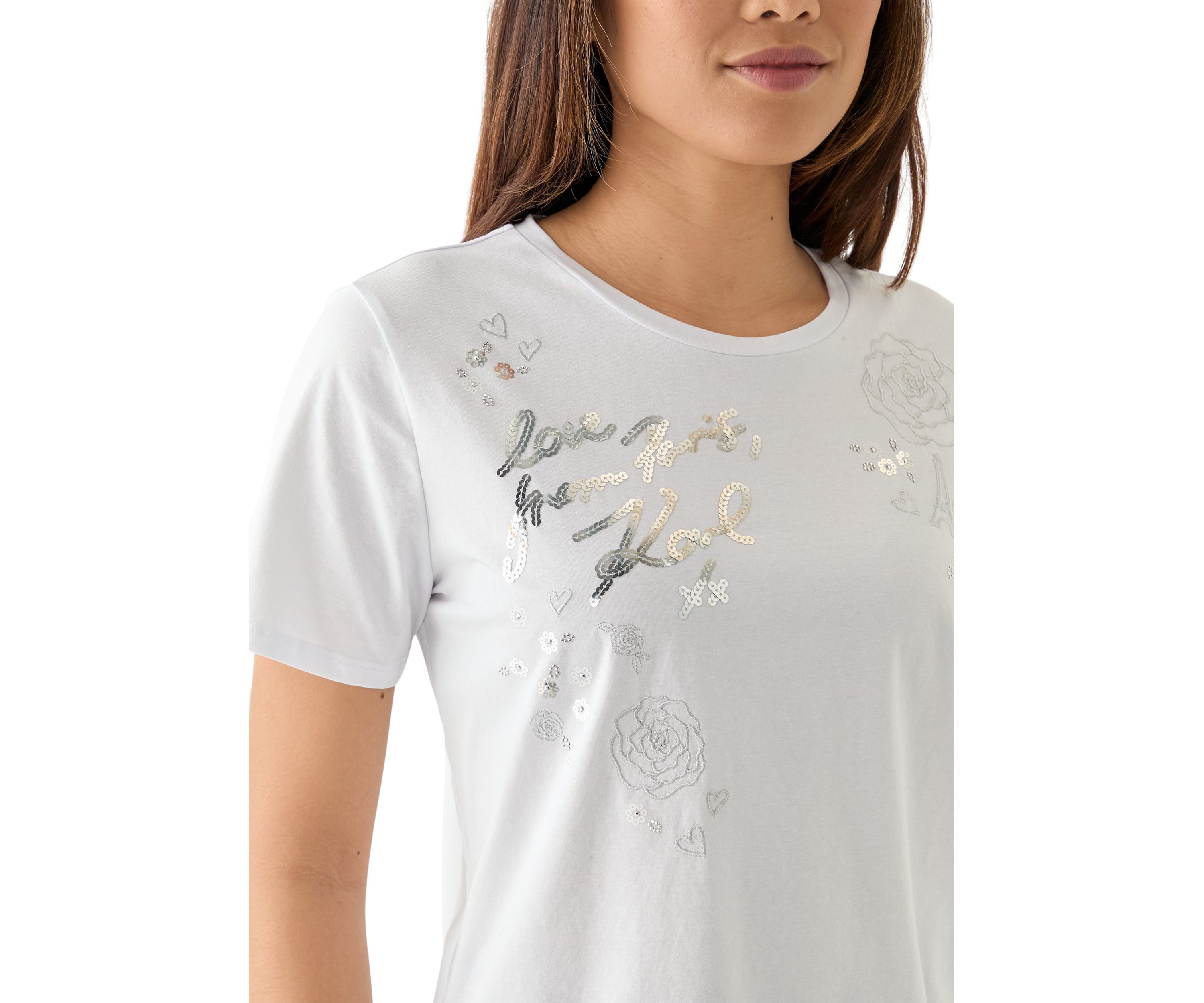 Womens Logo Quote Graphic T-Shirt