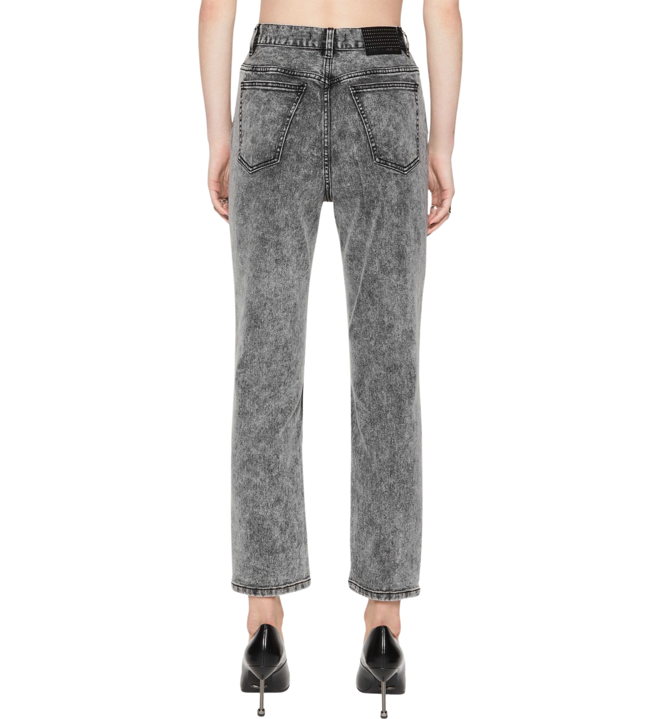 Lucy Acid Wash Straight Leg Jeans