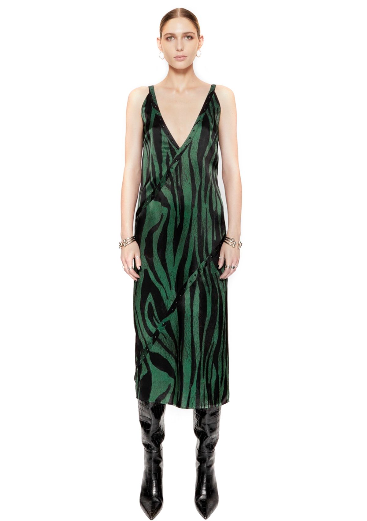Camilla Studded Printed Maxi Dress
