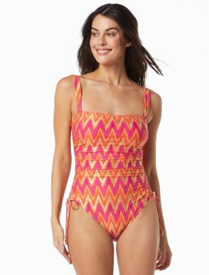 Coco Contours Pandora One Piece Swimsuit - Playa Zig-Zag Foil