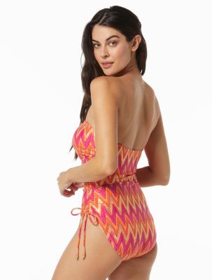 Coco Contours Pandora One Piece Swimsuit - Playa Zig-Zag Foil