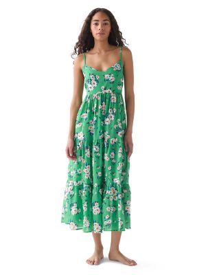 kate spade new york Women's Kate Spade Tier Cover Up Dress, Green, XS