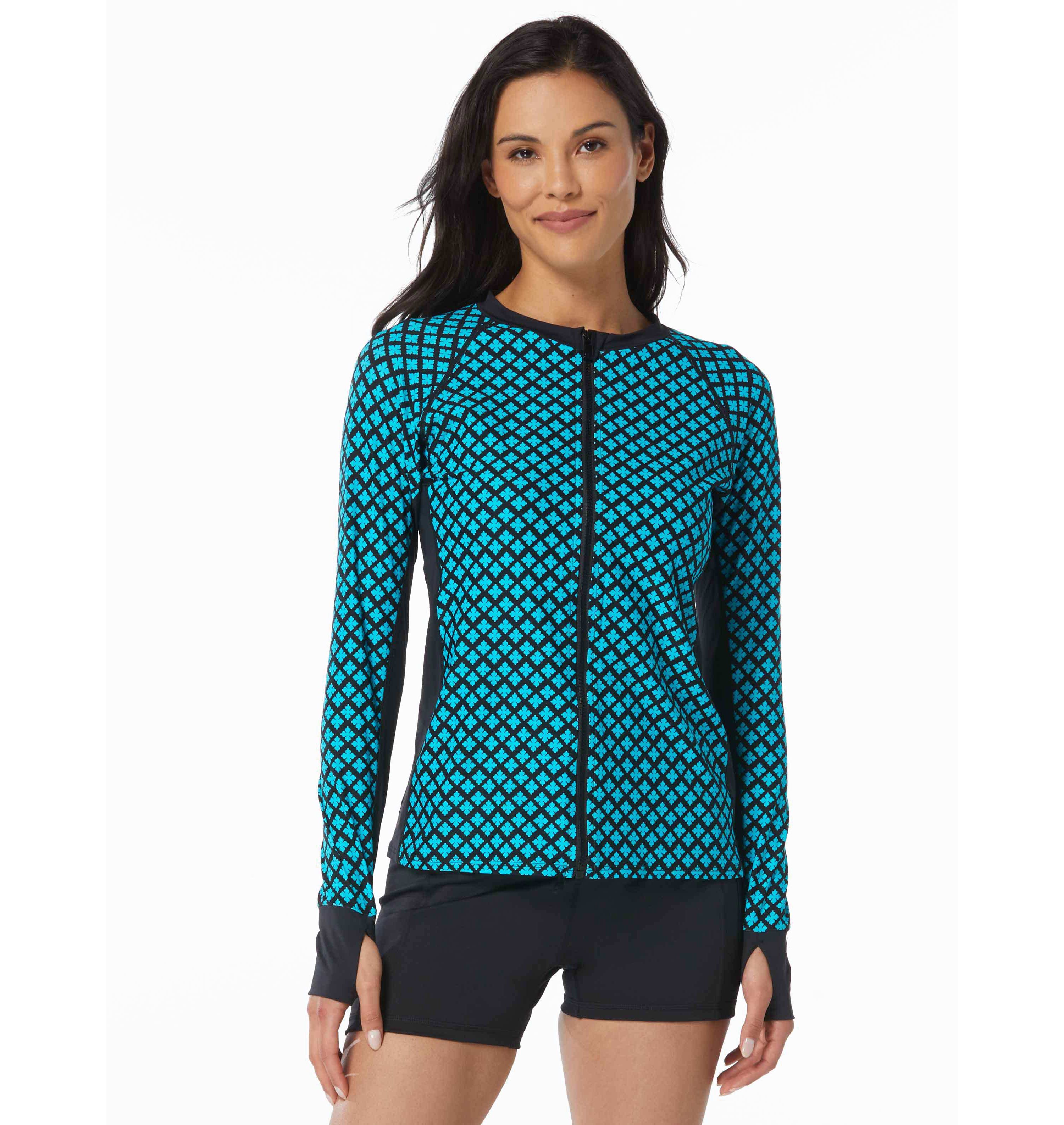 Beach House Sport Ava Zip Front Rash Guard