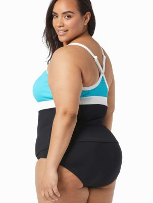 BEACH HOUSE HW3A012 PLUS SIZE TANKINI TOP – Serena's Ladies Wear