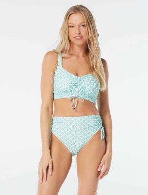 Coco Reef's Elevate Bra Sized Shirred Underwire Bikini