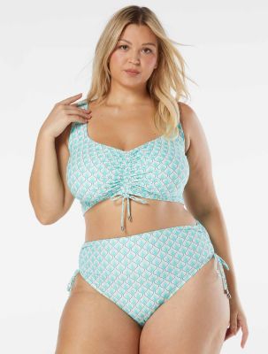 Coco Reef's Elevate Bra Sized Shirred Underwire Bikini