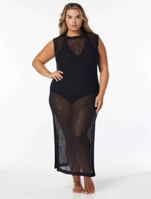 Coco Reef Coquette Crochet Cover Up Dress