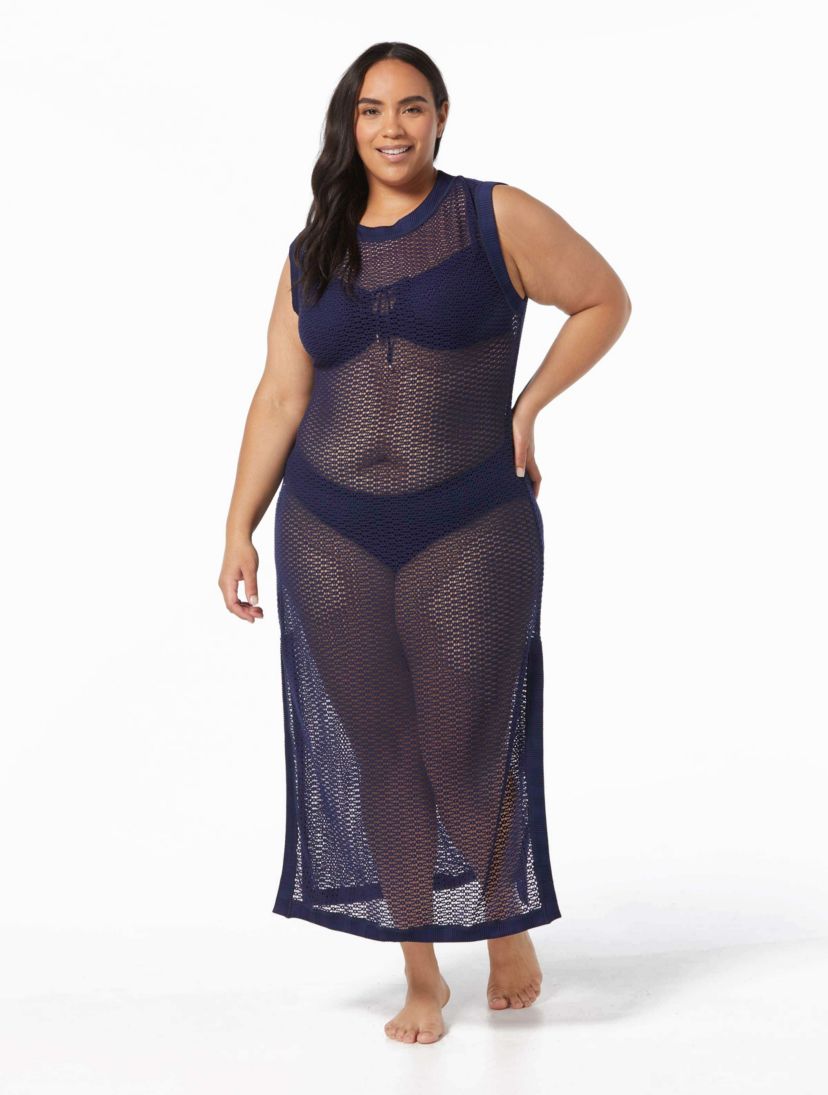 Coco Reef Coquette Crochet Cover Up Dress