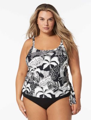 Coco Reef Stella Side Tie Bra Sized Underwire Tankini Top