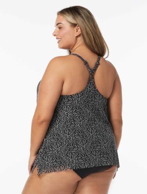 Coco Reef Current Bra Sized Mesh Layer Underwire Tankini Top