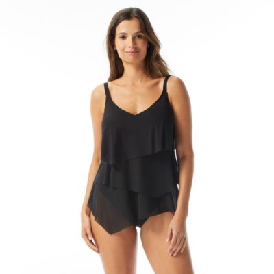 COCO REEF  TIER MESH UNDERWIRE TANKINI TOP