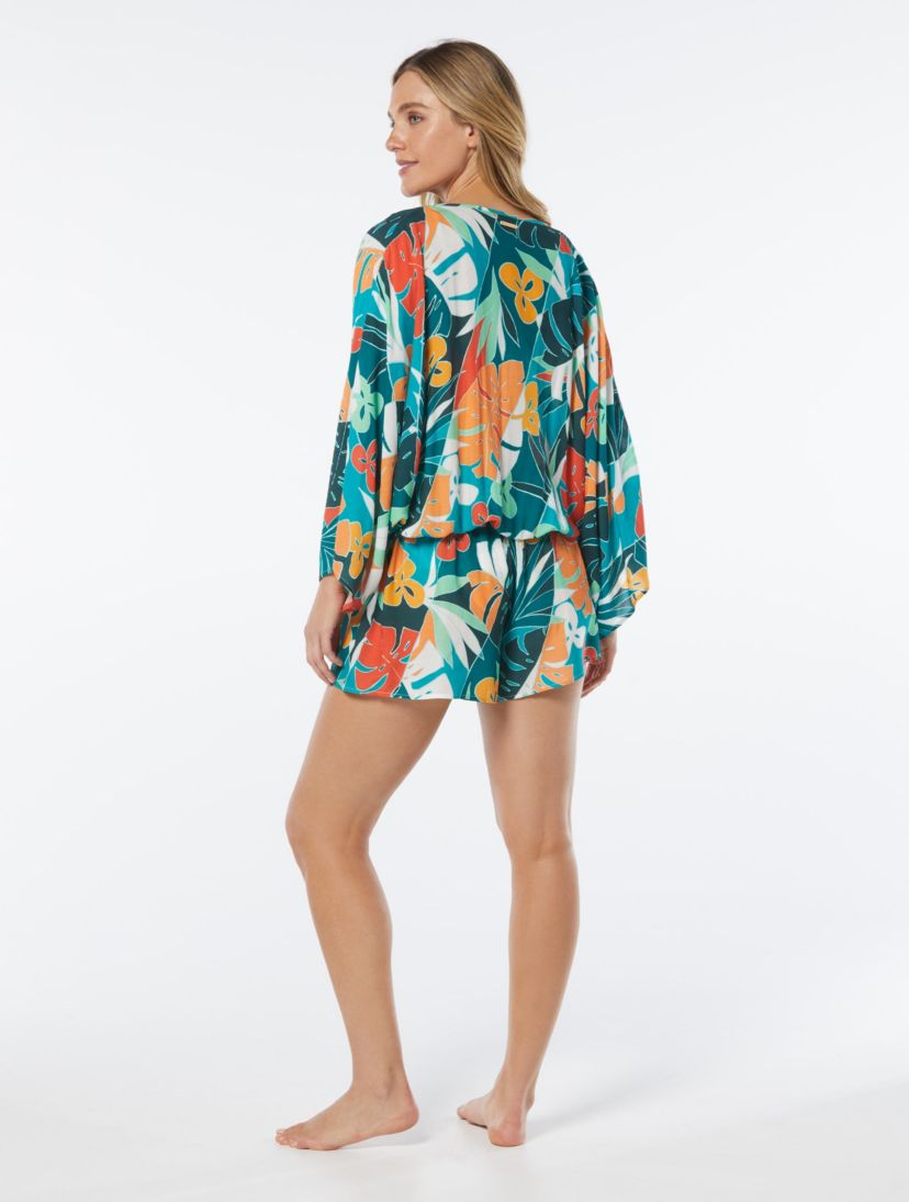 Vince Camuto  Surplice Romper Cover Up