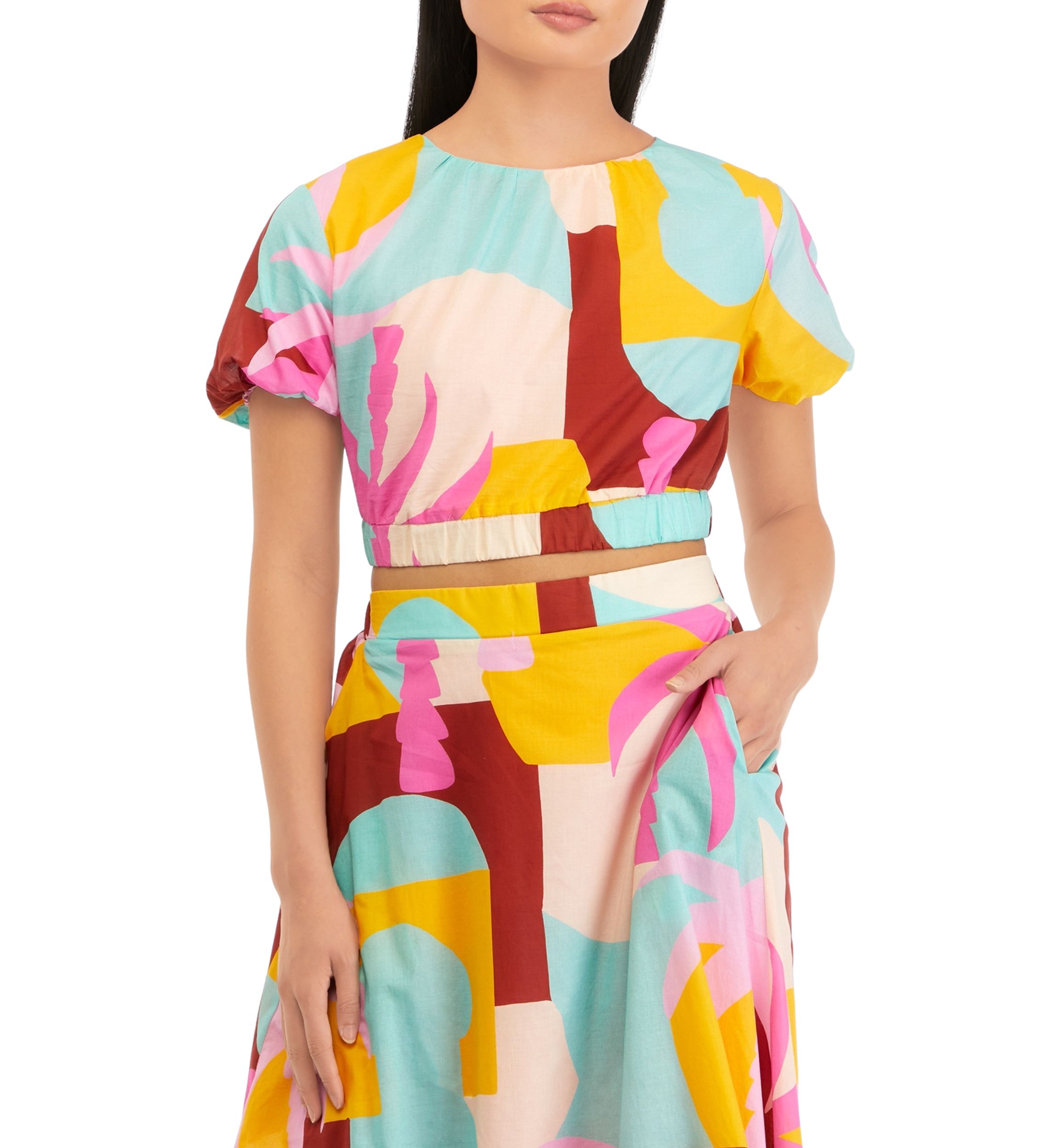 Womens Palmera Crop Top