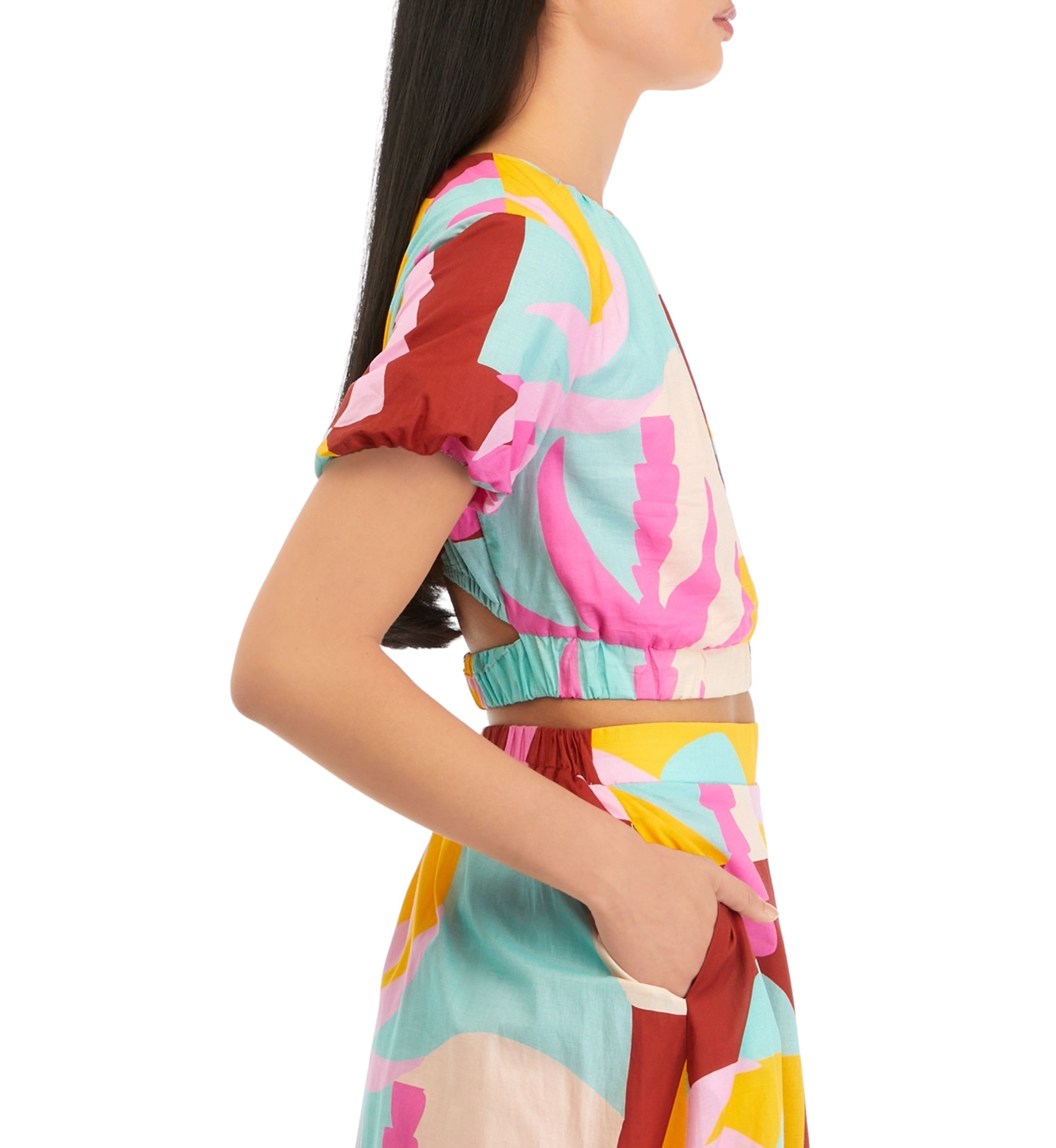 Womens Palmera Crop Top