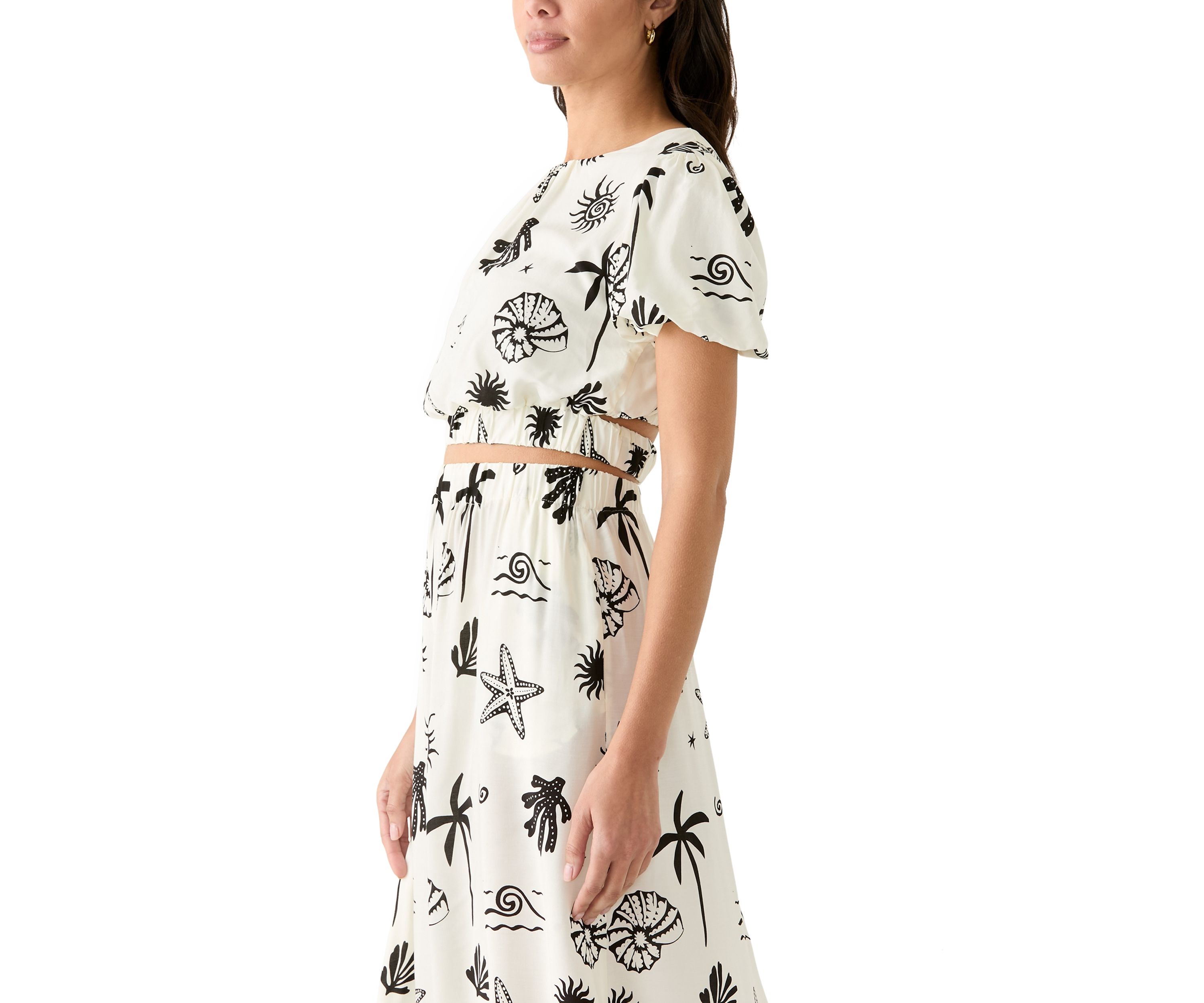 Womens Shell Crop Top