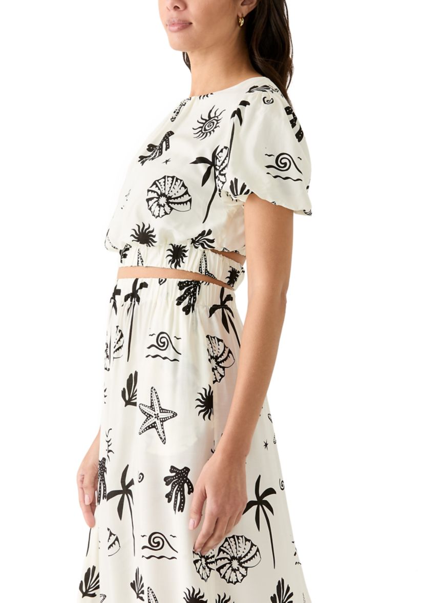 Womens Shell Crop Top