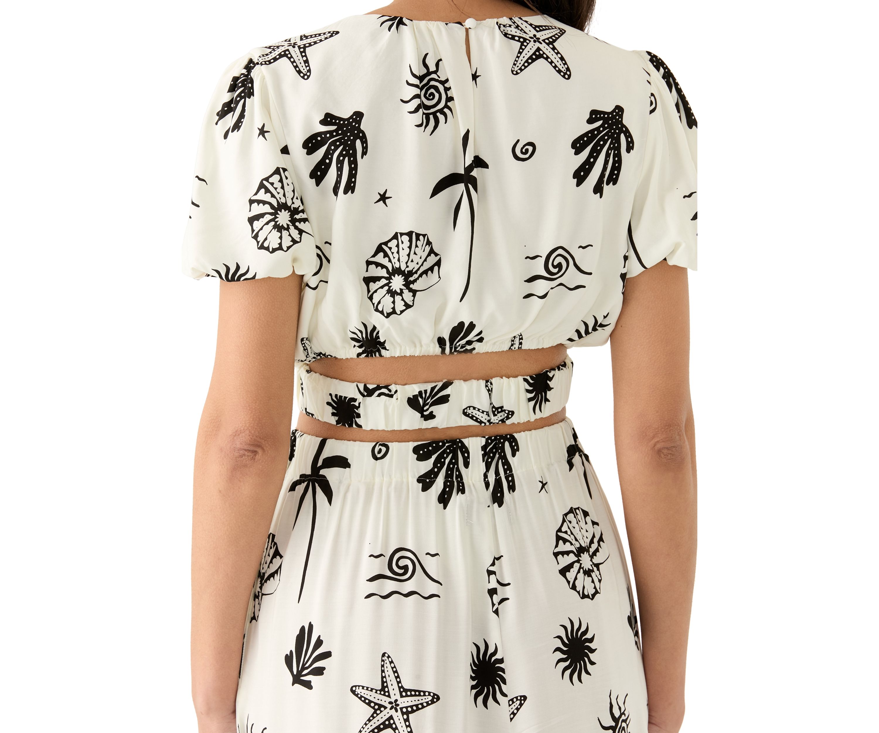 Womens Shell Crop Top