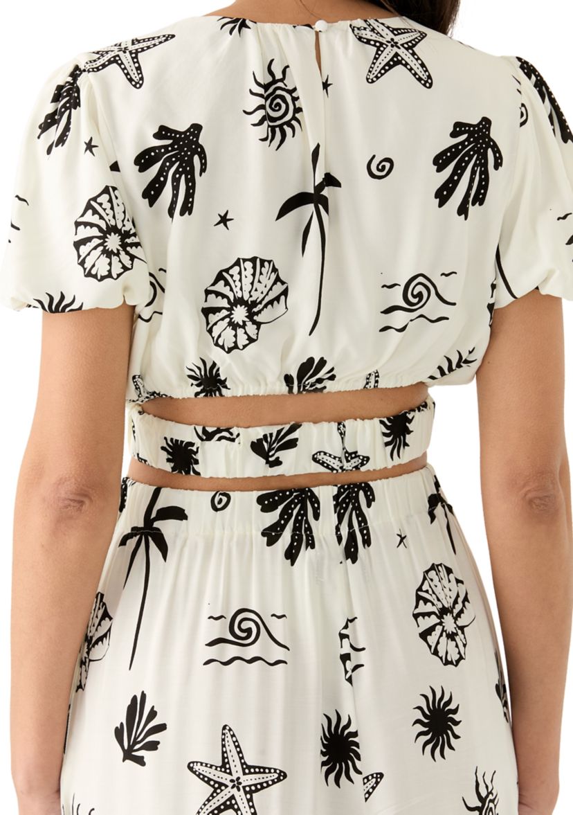 Womens Shell Crop Top