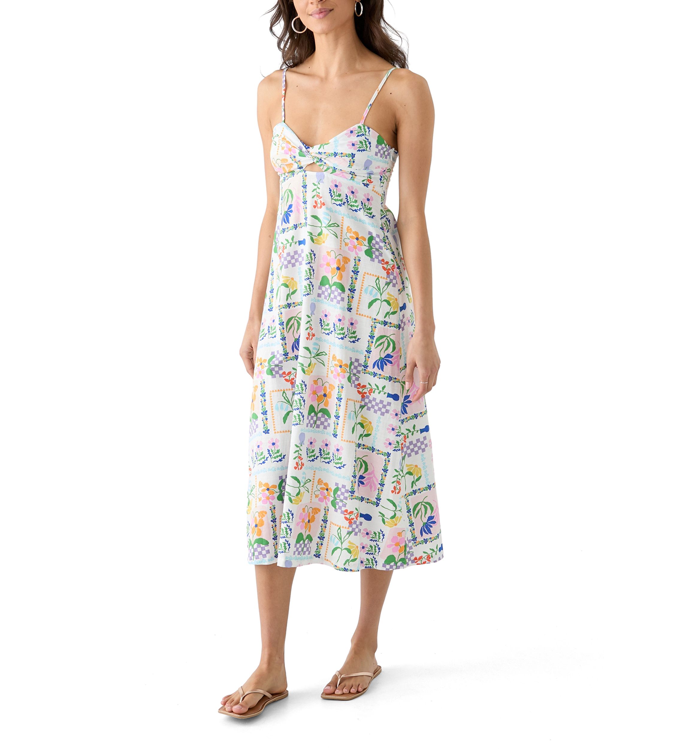 Womens Nikita Twist Midi Dress