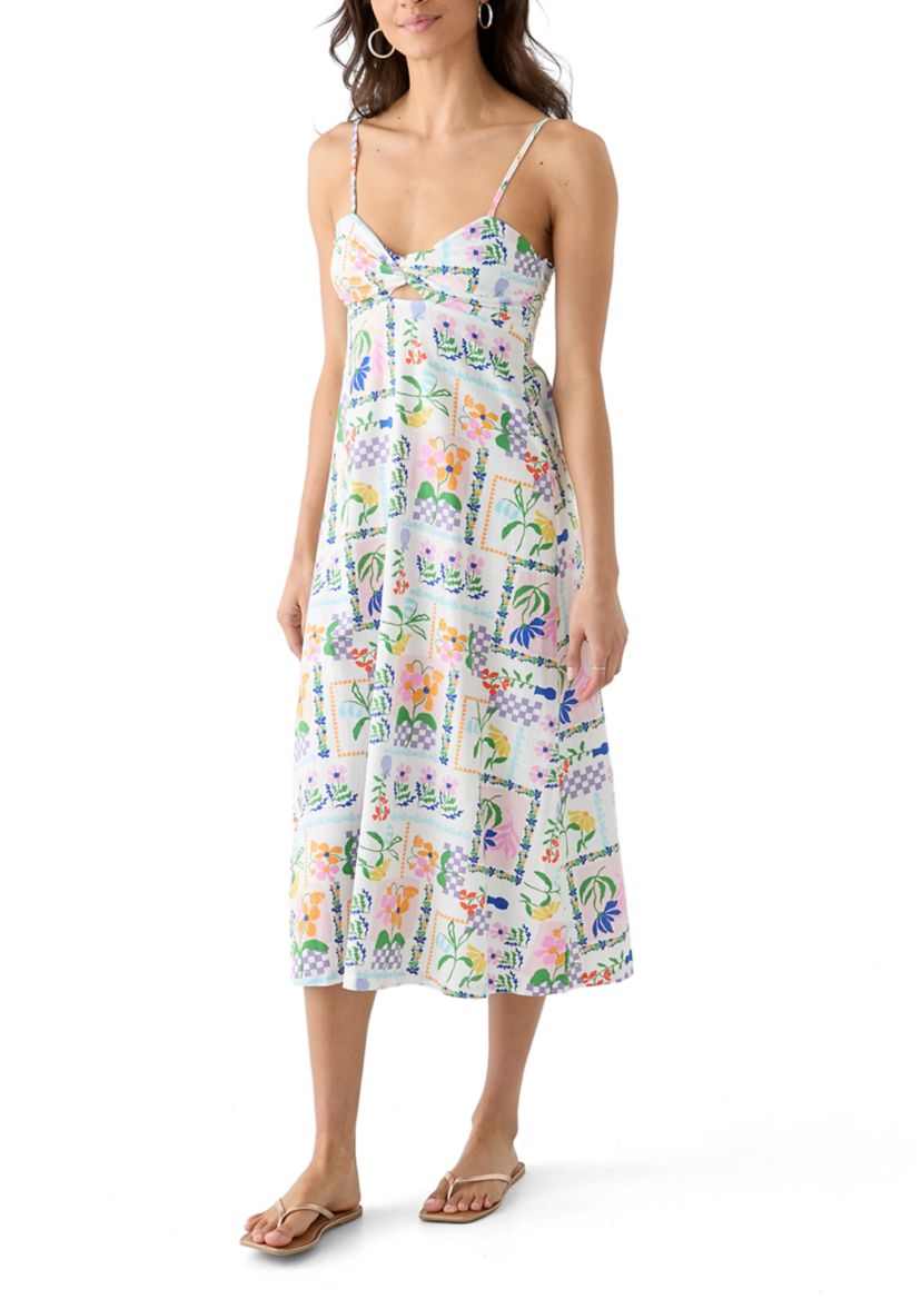 Womens Nikita Twist Midi Dress